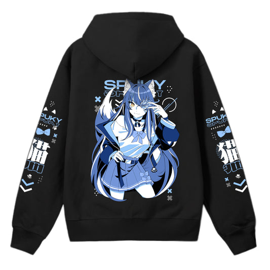 SpukyCat Blue Flame Hoodie V.2