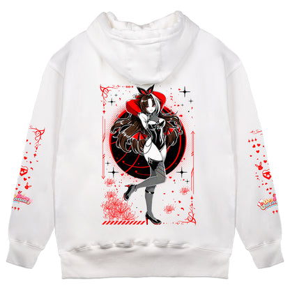 ElyzaEVE "Very Bunny Valentine's" Hoodie - White
