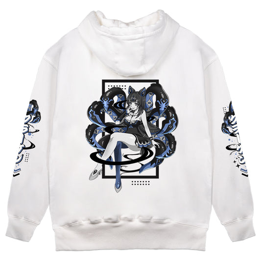 Abelia Release The Kraken White Hoodie