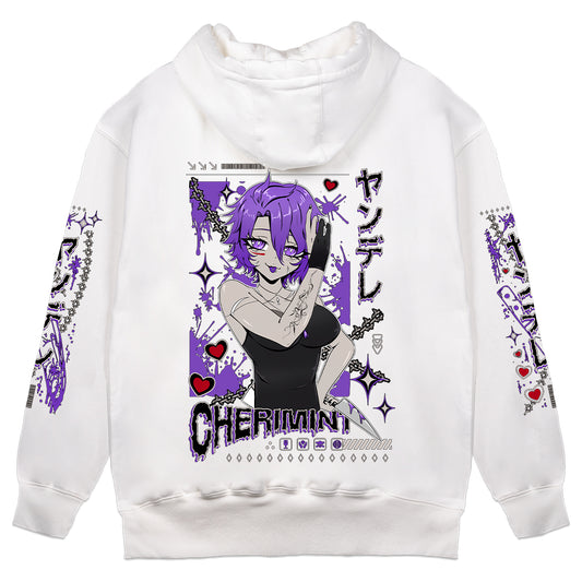 Cherimint "Knives Out" Hoodie - White