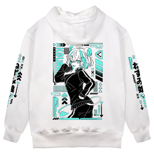 Kourra 2.0 White Hoodie