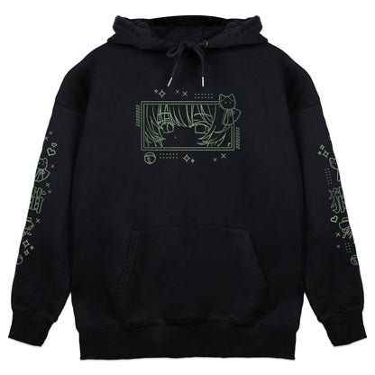 liljuju Matcha Cat Hoodie