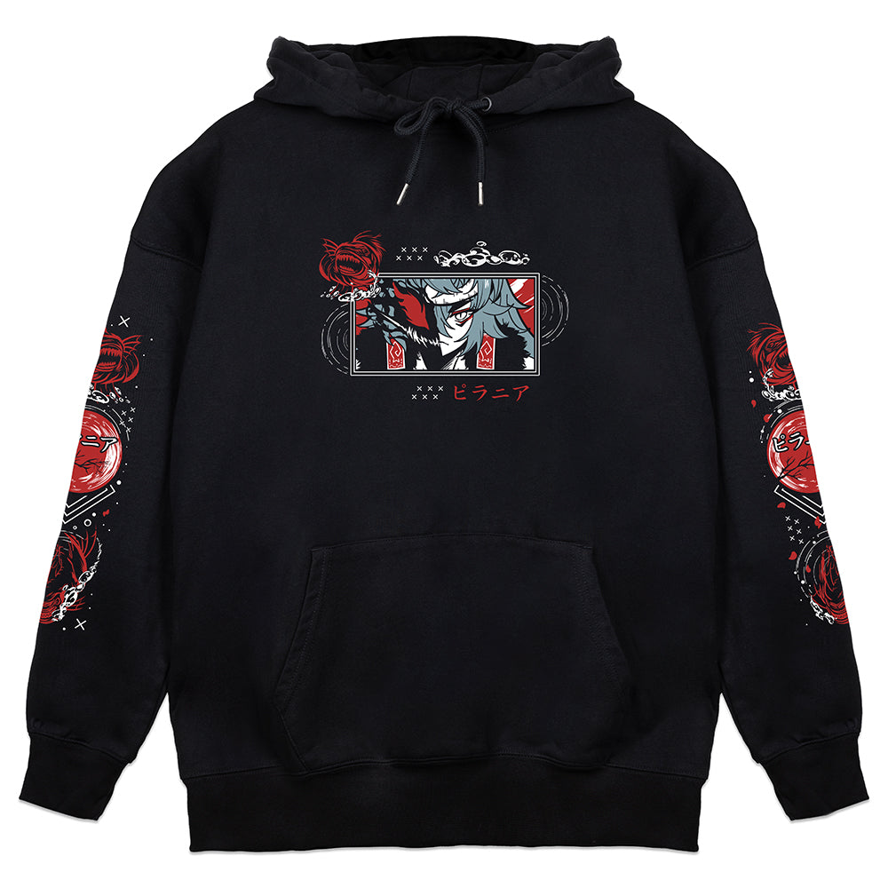 OneLittlePiranha Horror Hoodie