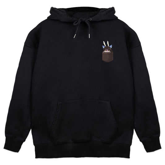 Robin Sashiko 'Pocket Moth' Hoodie