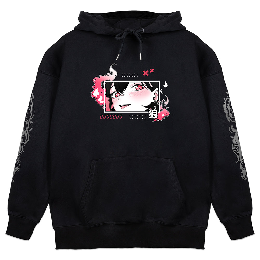 Akame Wolf Girl Drip Hoodie