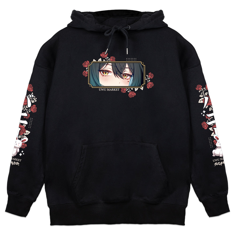 Tenebria Rose Bun and Roses Hoodie