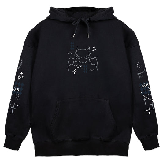 Ekkomori Silver Bat Hoodie