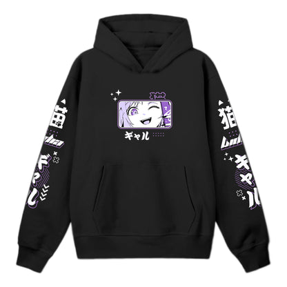 LidiaVTuber Gyaru Cat Hoodie