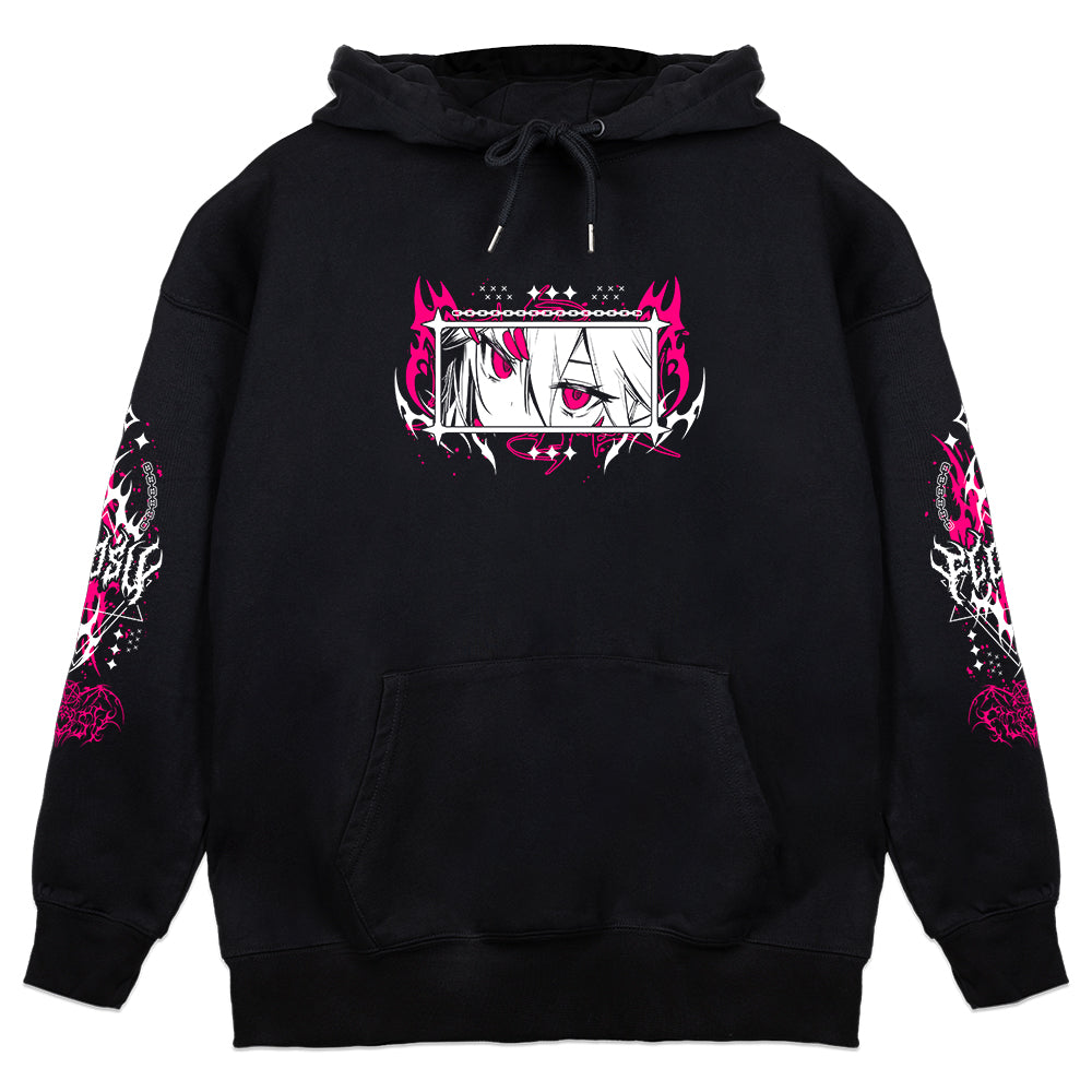 FlosV Hex-Metal Hoodie - Black