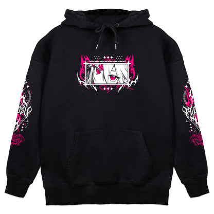 FlosV Hex-Metal Hoodie - Black
