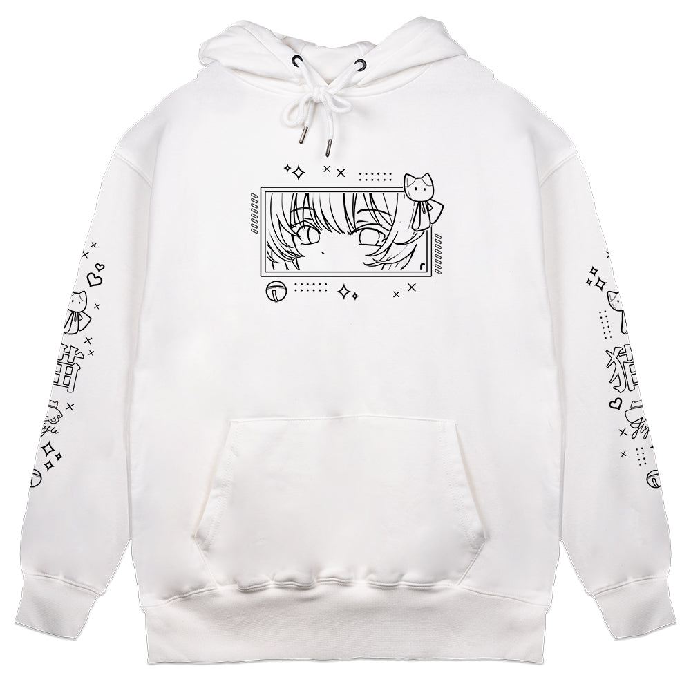liljuju Cafe Cat Hoodie