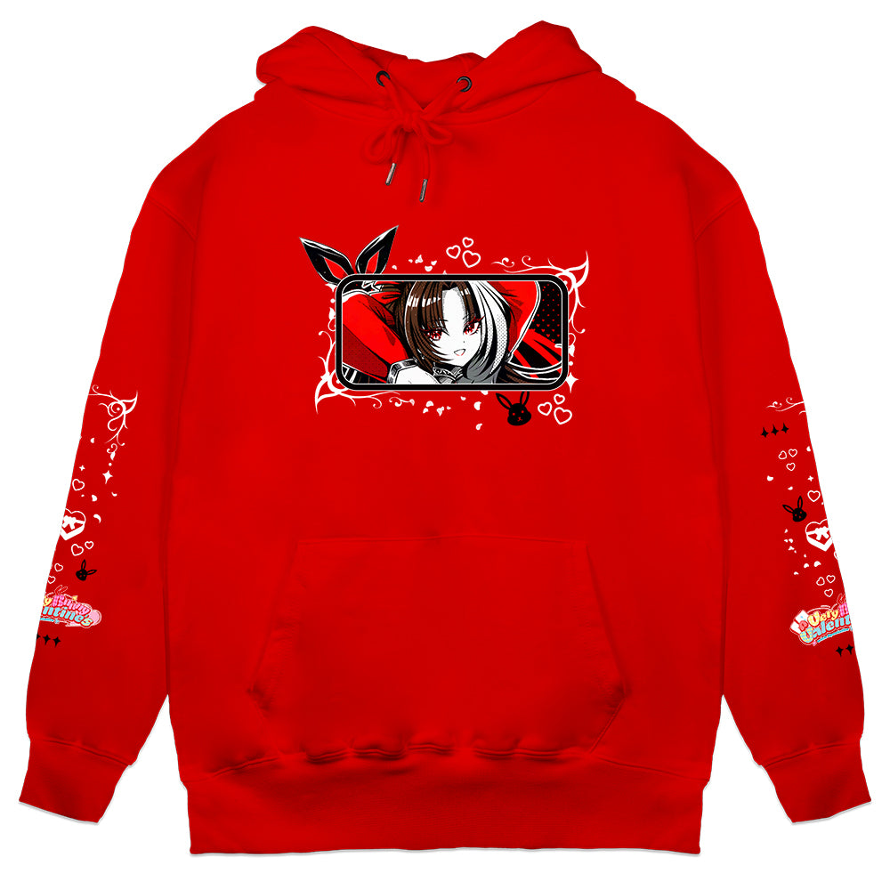 Elyza.EVE "Very Bunny Valentine's" Hoodie - Red