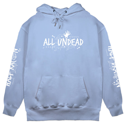 NecraVT "All Undead" Hoodie - Light Blue