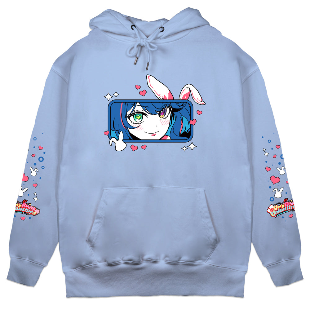 Mischief "Very Bunny Valentine's" Hoodie - Light Blue