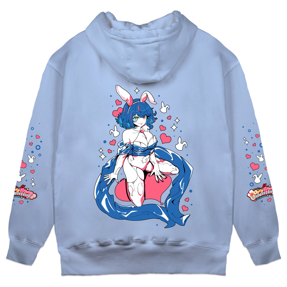 Mischief "Very Bunny Valentine's" Hoodie - Light Blue