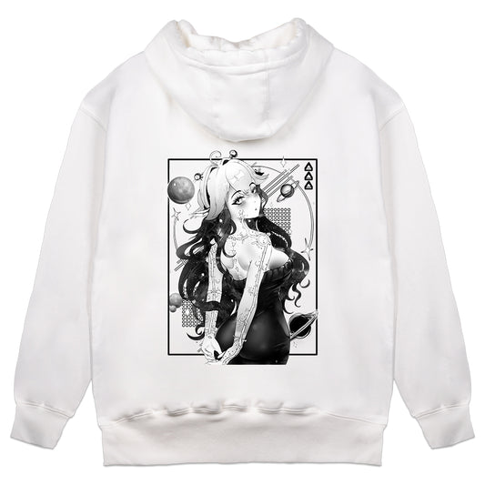 Mojo Piri White Hoodie