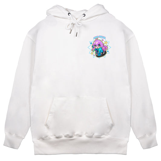 Umi Majo "Star Power" Hoodie - White