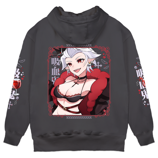 NosferyVT "Vampire" Hoodie - Charcoal