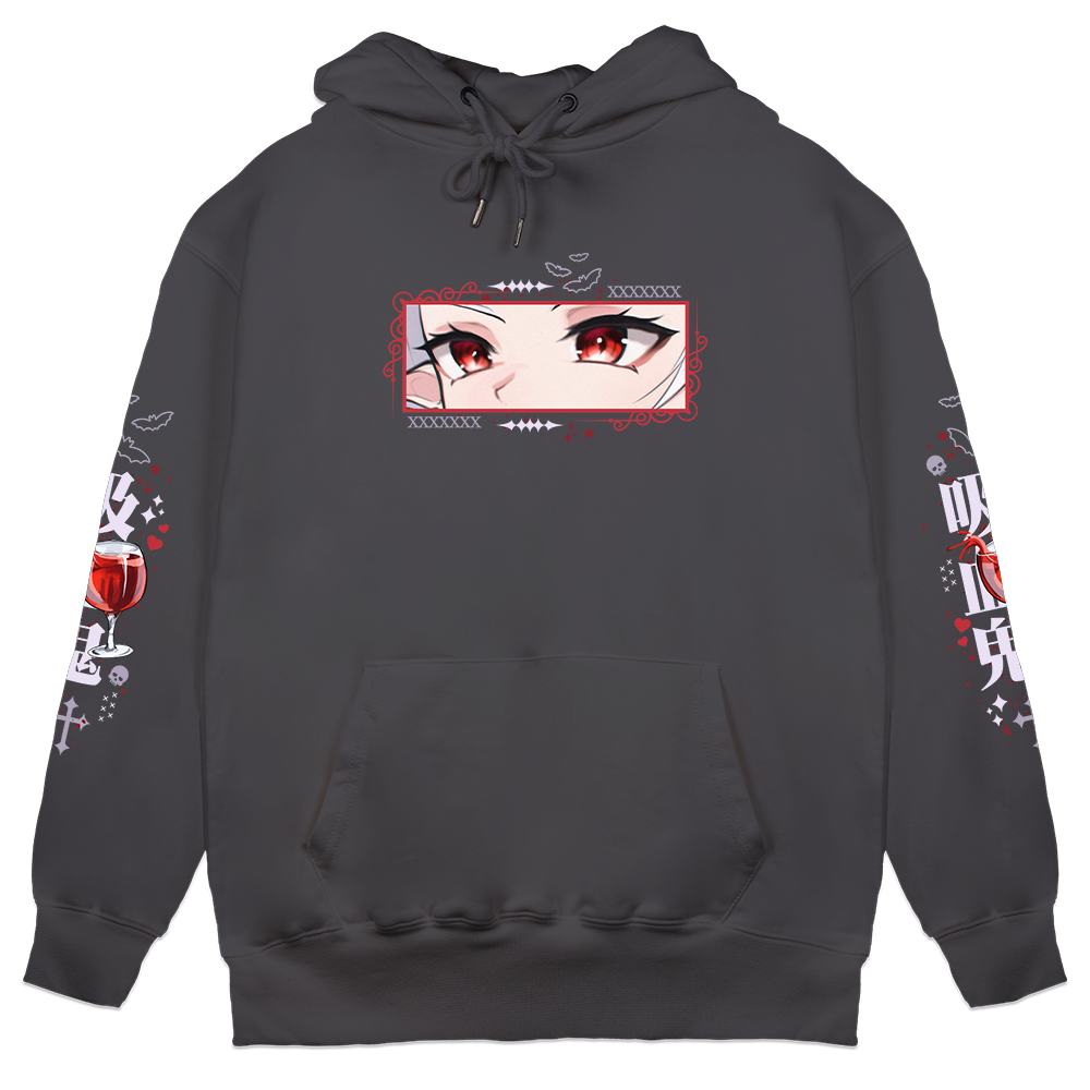NosferyVT "Vampire" Hoodie - Charcoal