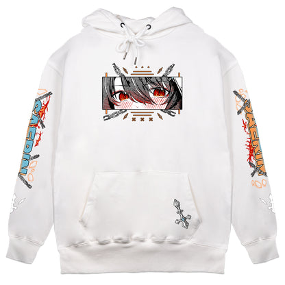 4RIN+ Hellhound Hoodie  - White