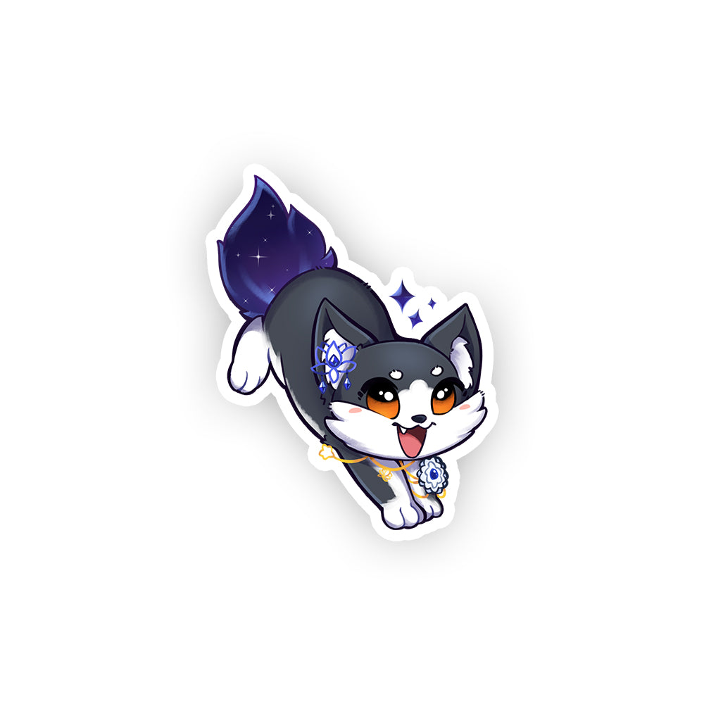 HowlingLotusVT "Moonlight Howl" Sticker