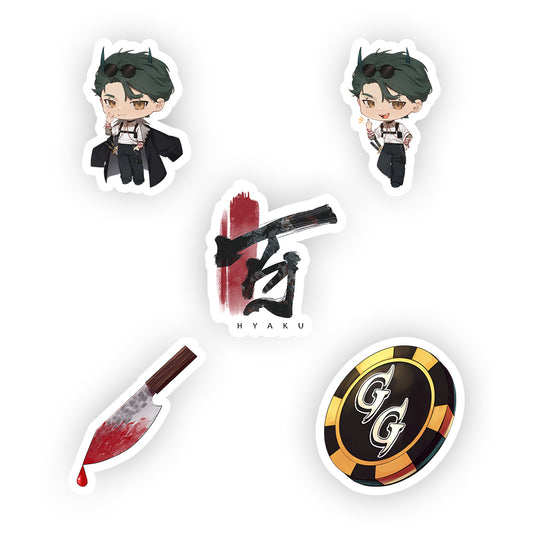 Hyaku Chibi Sticker Pack