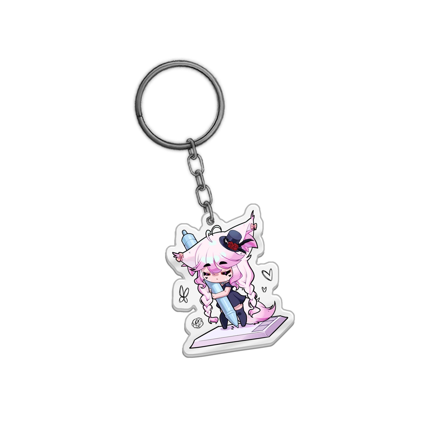 Idoliii "Mini-Idol Musing" Acrylic Keychain