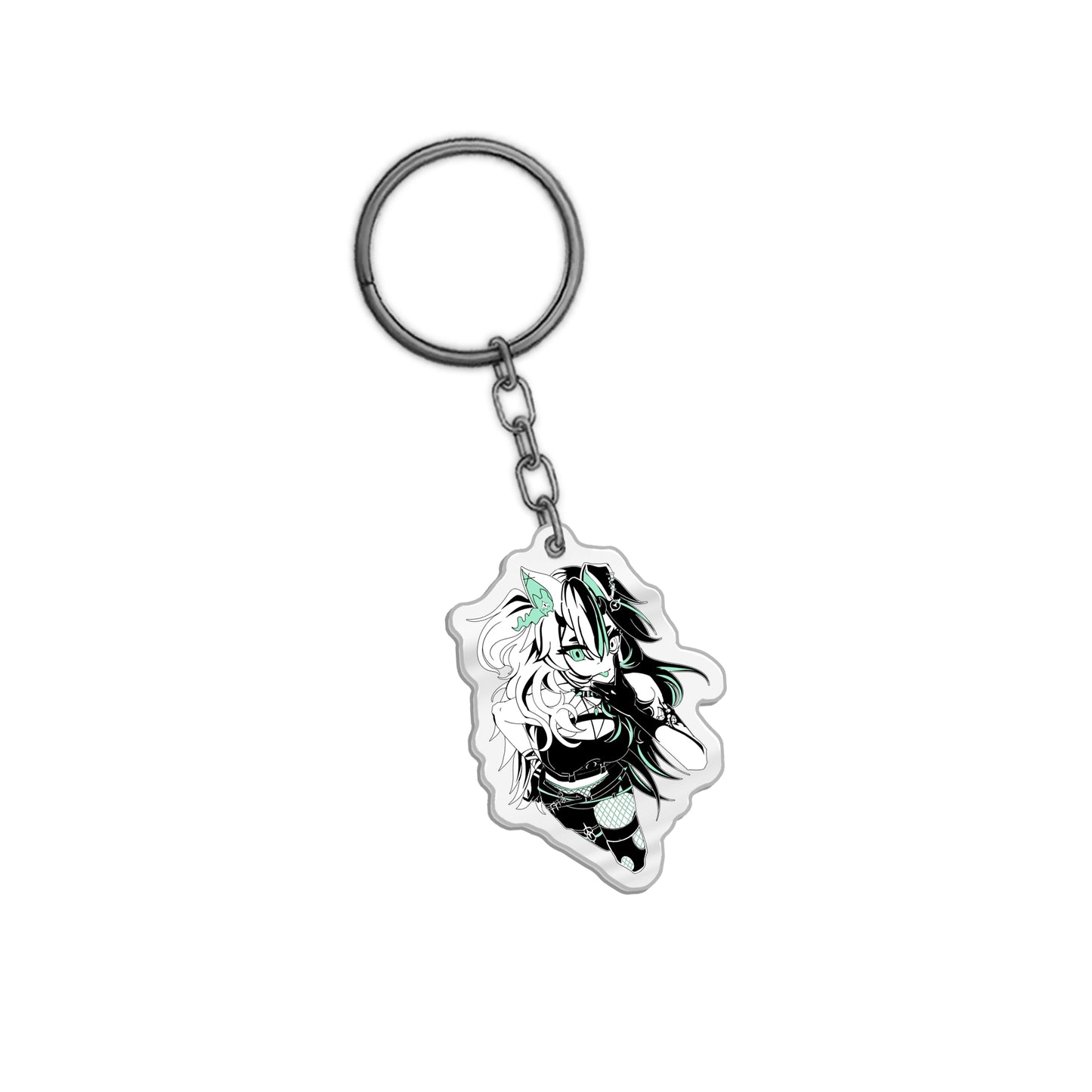Imp Demon Fox Keychain