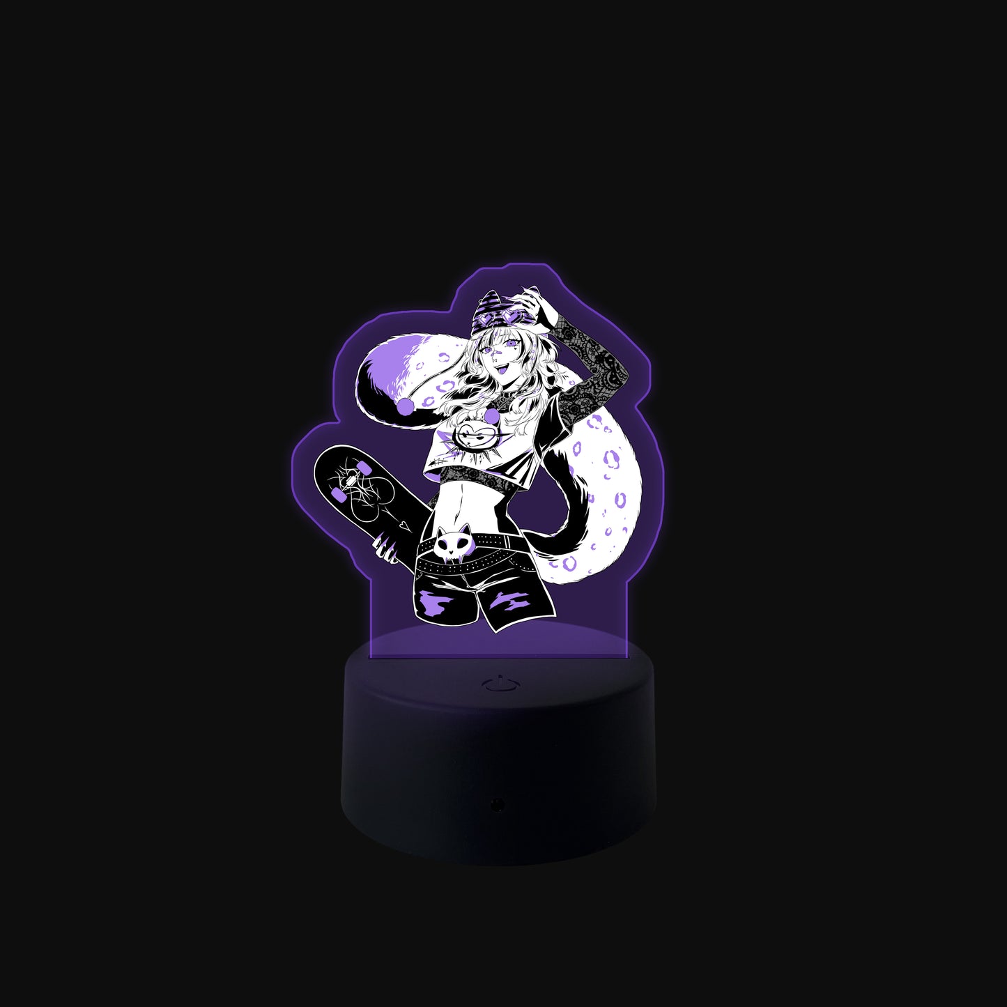 InstantKitty "Punk Rock Kitty" LED Desk Lamp