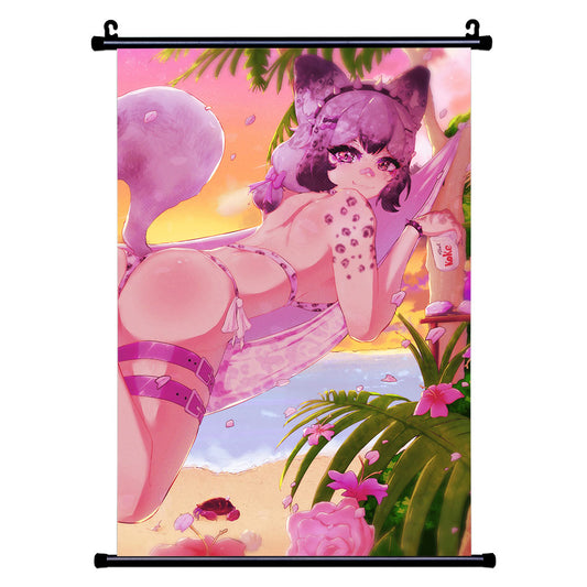 InstantKitty "A Kitty At Sunset" Wallscroll
