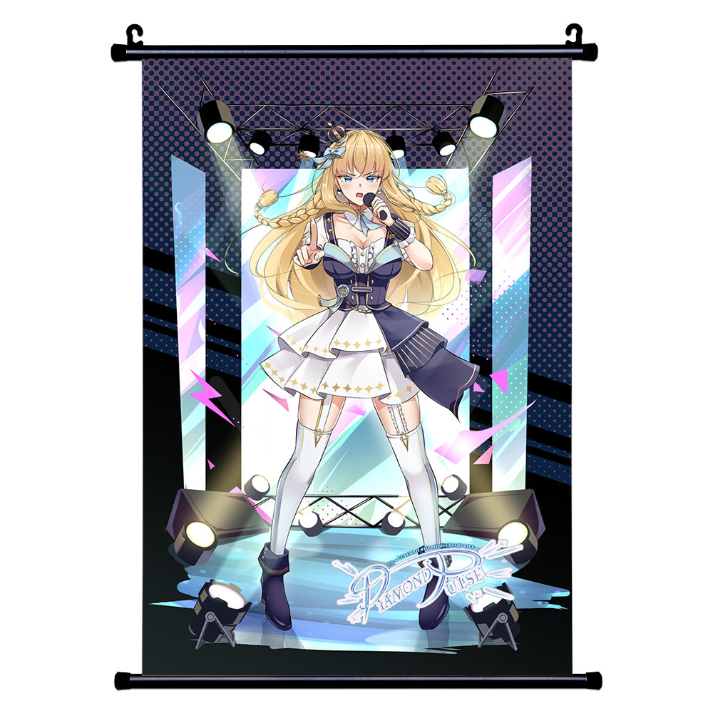 Isla Coleman "Diamond Pulse" Wall Scroll