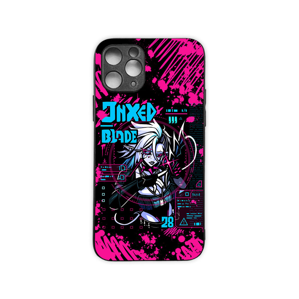 JNXED_BLADE28 "Neon Chaos" Phone Case