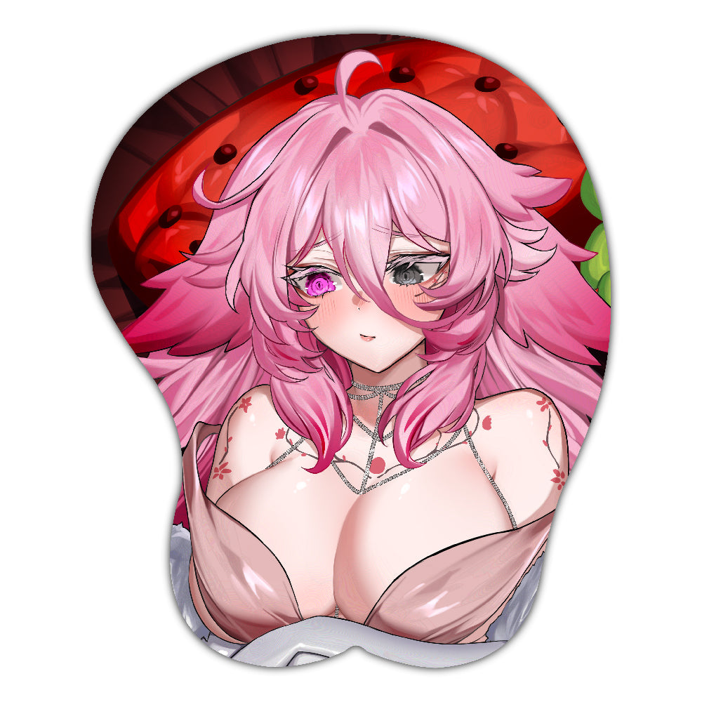 JasmineLilith "Sweet Strawberry" Red 3D Mousepad