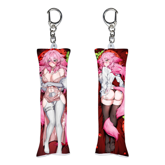 JasmineLilith "Sweet Strawberry" Red Daki Keychain