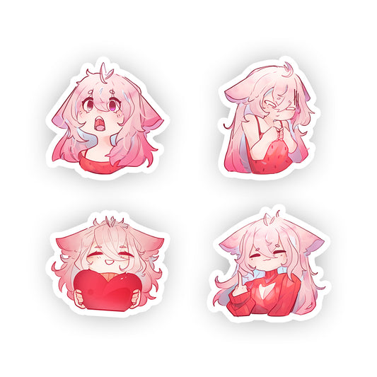 JasmineLilith "Emotes" Sticker Pack