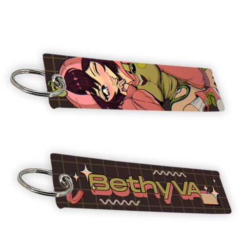 BethyVA Throwback Jet Tag Keychain