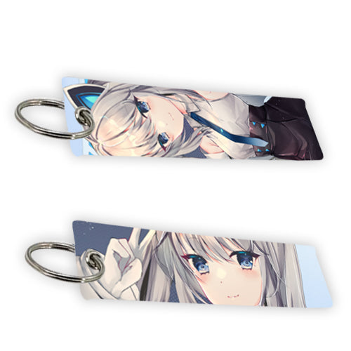 IrisASMR Research Jet Tag Keychain