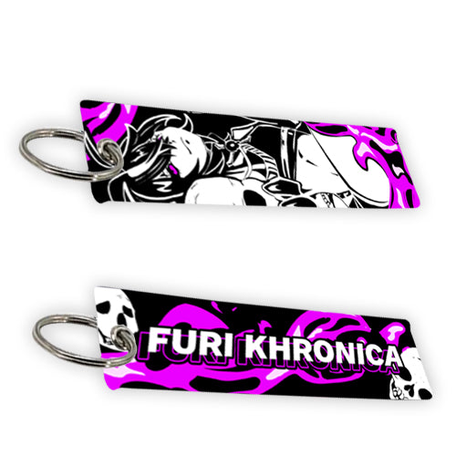 FuriKhronica Skull and Flame Jet Tag