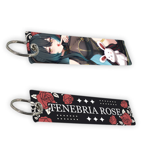 Tenebria Rose Bun and Roses Jet Tag