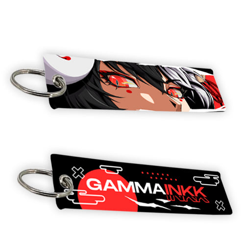 GammaInkk All Out Jet Tag Keychain