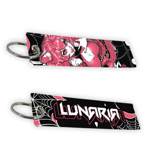 Lunaria Trapped Jet Tag Keychain