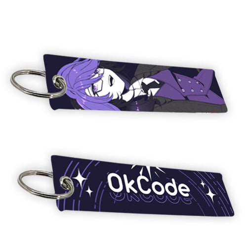 OkCode Starlight Jet Tag Keychain
