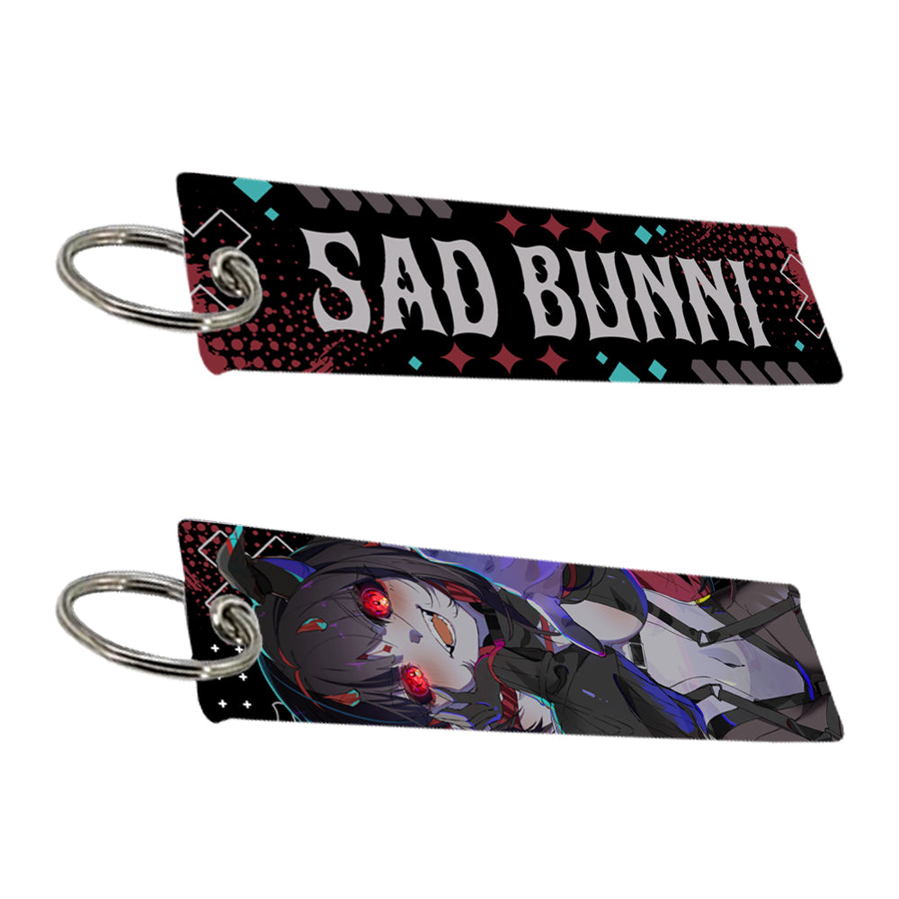 Sad Bunni "Demone Lord" Jet Tag