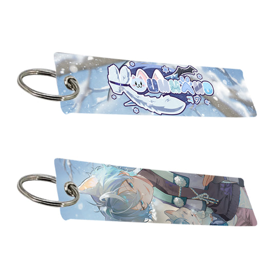 Koummand "Samoyed in Snow" Jet Tag