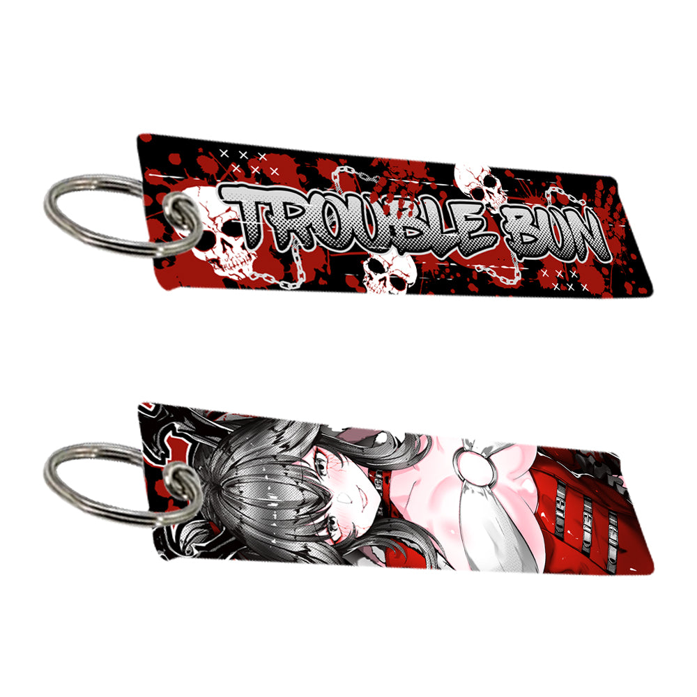 TroubleBun "Christmas of Death" Jet Tag