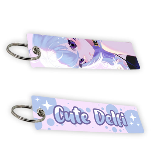 CuteDelfi Cosmic Eyes Jet Tag