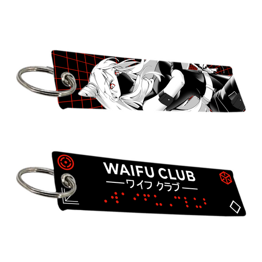 Waifu Club Silent Cipher Jet Tag Keychain