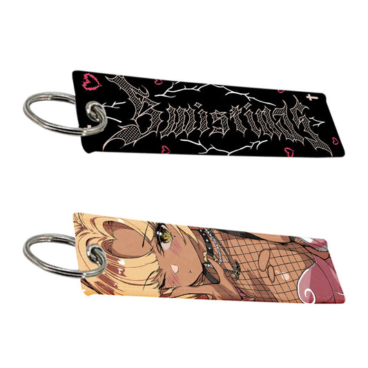 Kwistinas Pink Grunge Jet Tag