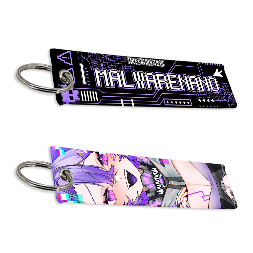 MalwareNano "Infected Malware" Jet Tag