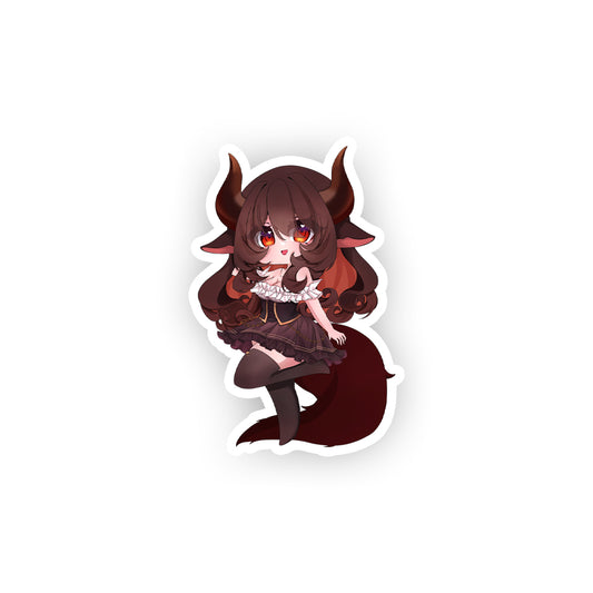 Kabuki Koi Chibi Sticker